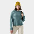 Women's Summit Crew Sweater Dusty Teal - ver - 1