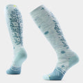 Chaussette de ski sous-genou Ice Blossom pour femmes  - voir - 1