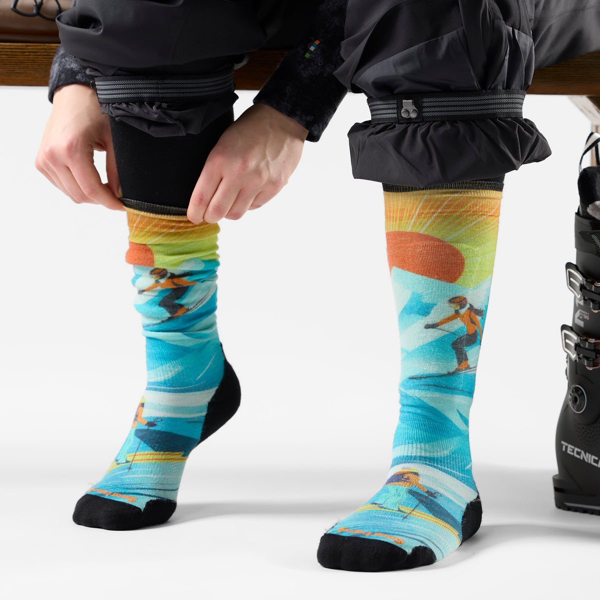 Chaussette de ski sous-genou Steep Days pour femmes  - voir - 2