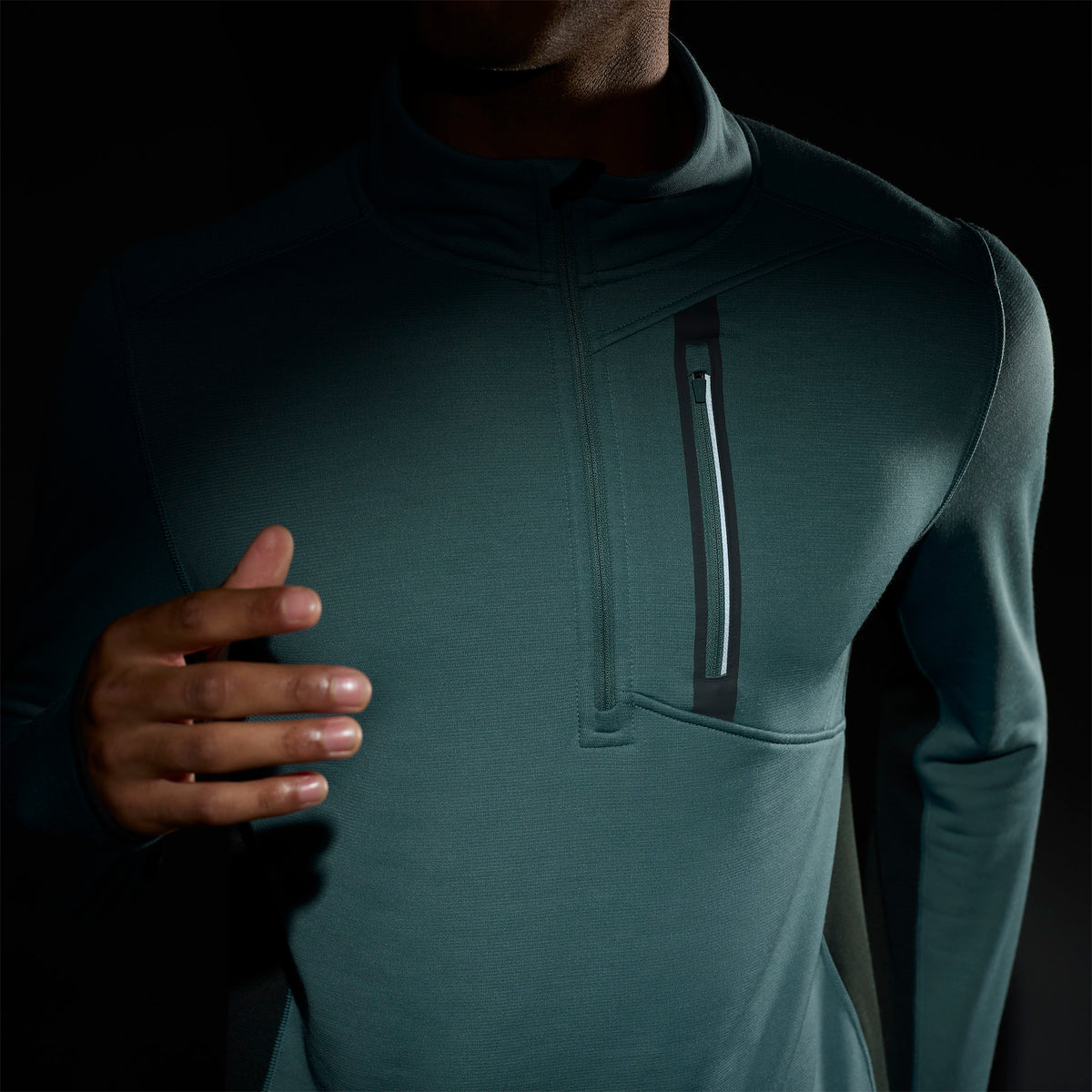 Haut à demi-glissière Active Fleece pour hommes  - voir - 4