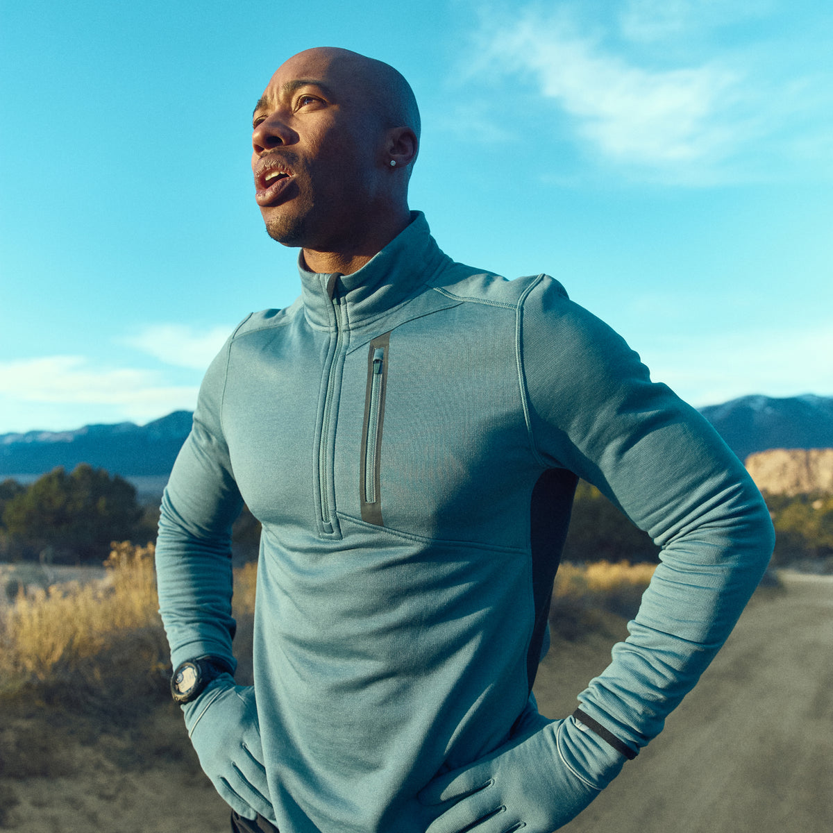 Haut à demi-glissière Active Fleece pour hommes  - voir - 5