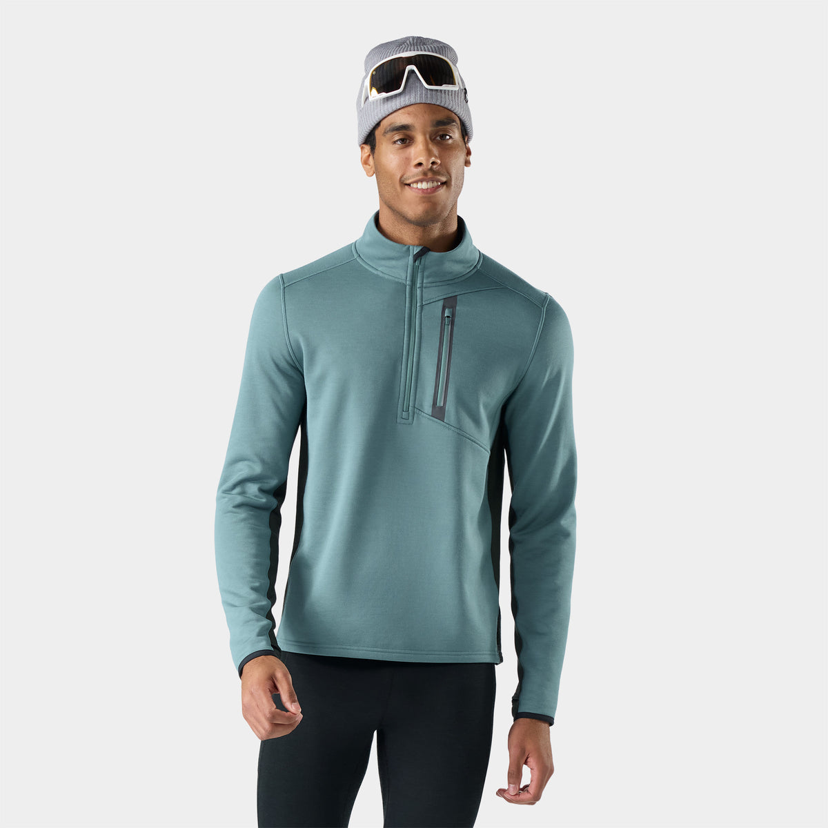 Haut à demi-glissière Active Fleece pour hommes  - voir - 1
