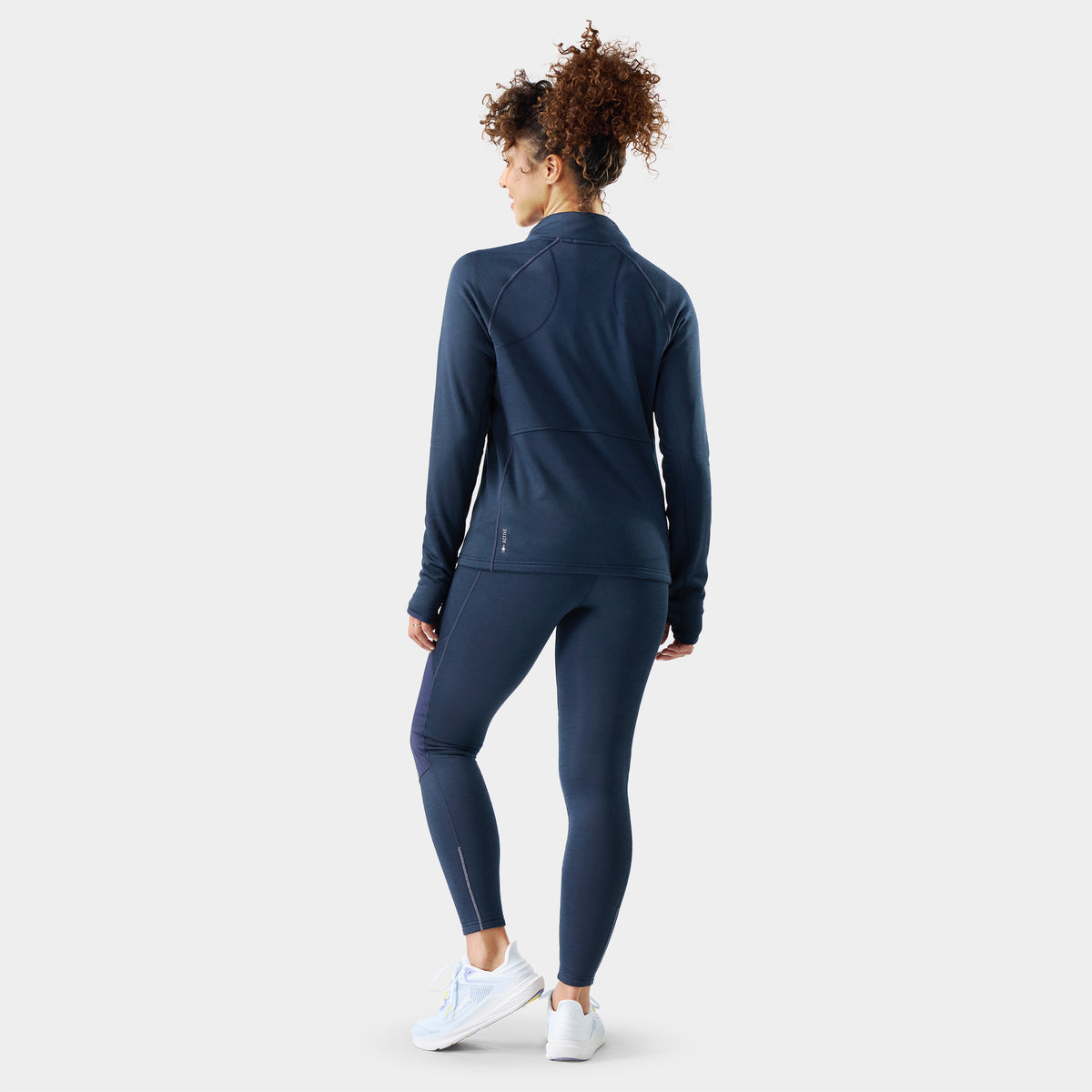 Women's Active Fleece Jacket Deep Navy - ver - 2