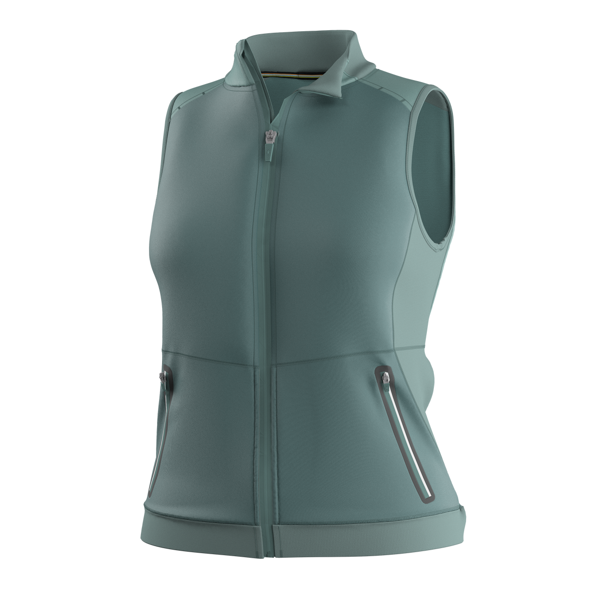 Women's Active Fleece Wind Insulated Vest Dusty Teal - ver - 5