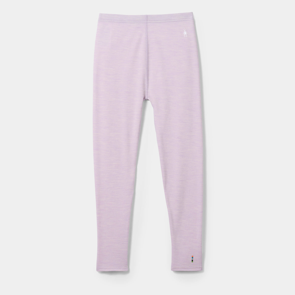 Kids' Classic Thermal Merino Base Layer Bottom Lavender Sky Heather - ver - 3