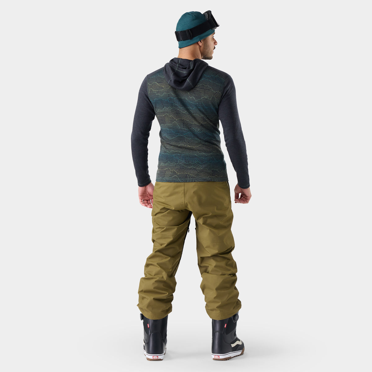 Haut à capuchon de base Classic Thermal Merino en boîte pour hommes  - voir - 2