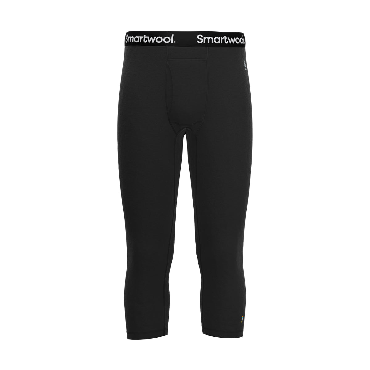 Men's Classic Thermal Merino Base Layer 3/4 Bottom Black - ver - 3