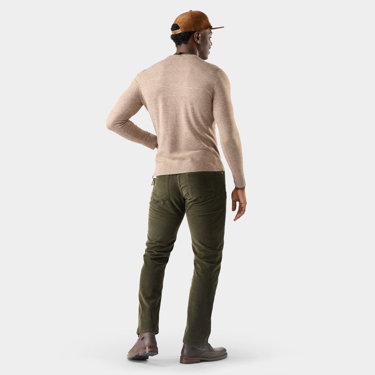 Men's Sparwood Crew Sweater Mocha Heather Marl - 2