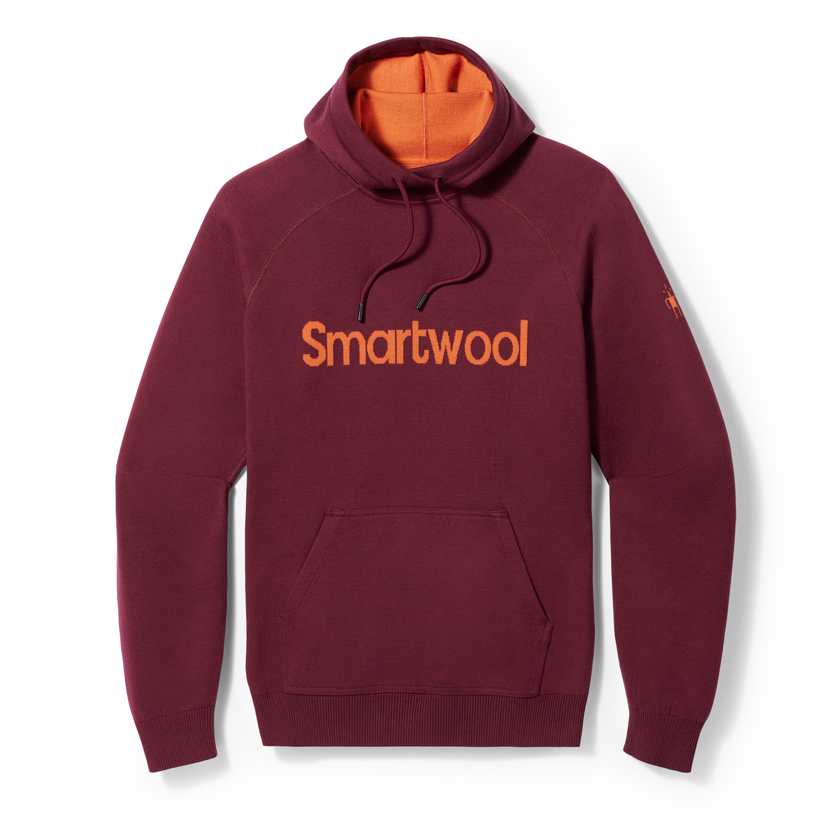 Smartwool® Merino Cotton Logo Hoodie Black Cherry - ver - 1