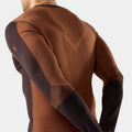 Men's Intraknit™ Thermal Merino Base Layer Colorblock Crew Dark Mink-Burnt Sienna - ver - 3