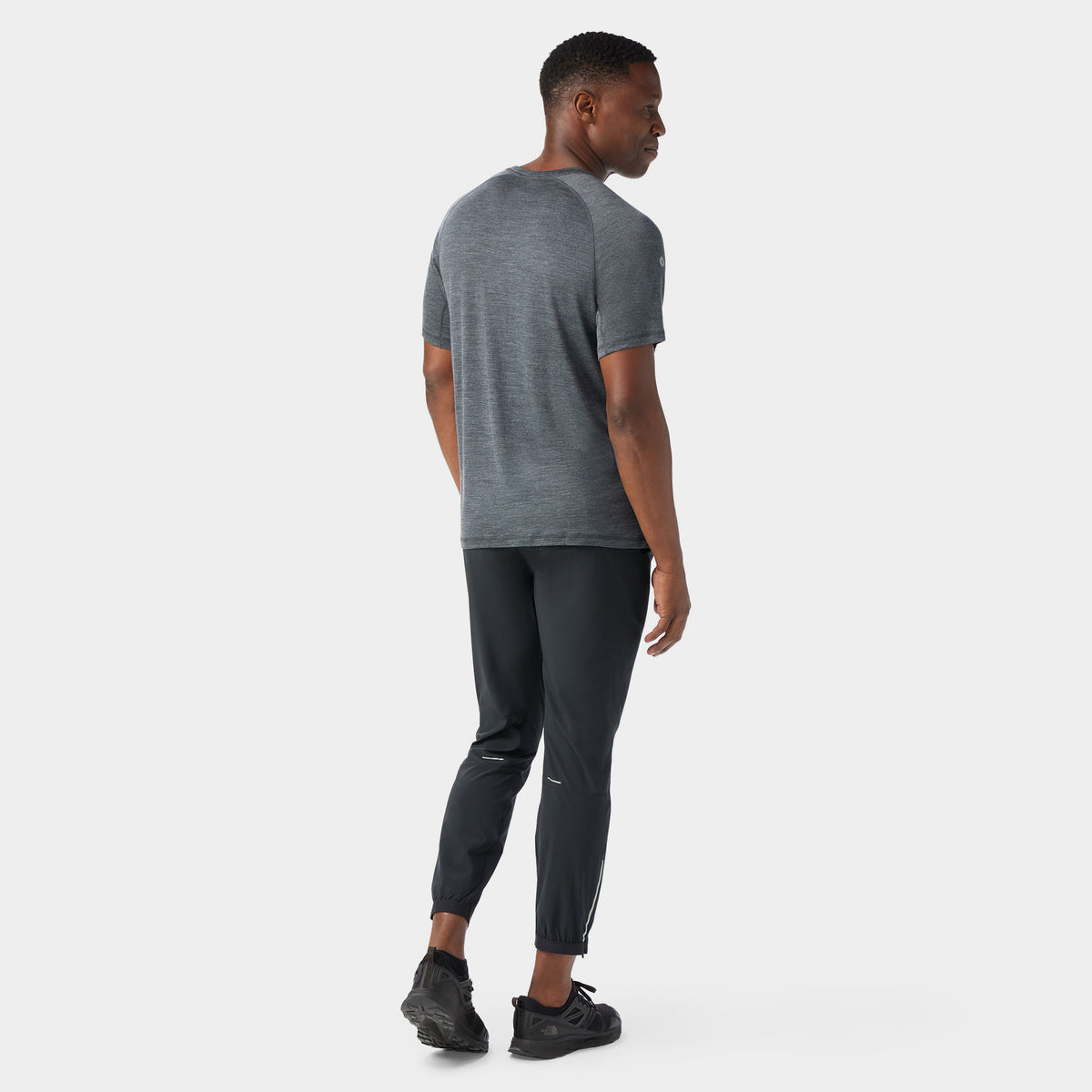 Men's Active Ultralite Short Sleeve Charcoal Heather - 2