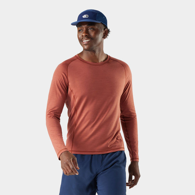Men's Active Ultralite Long Sleeve - Burnt Sienna / L
