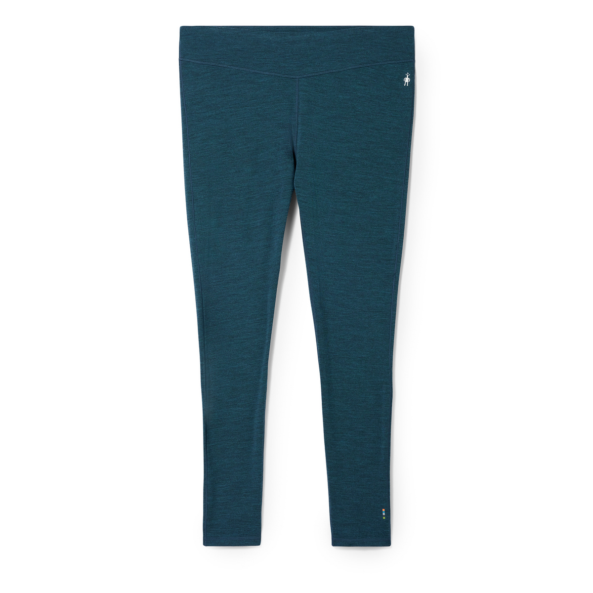 Women's Classic Thermal Merino Base Layer Bottom Plus Twilight Blue Heather - ver - 3