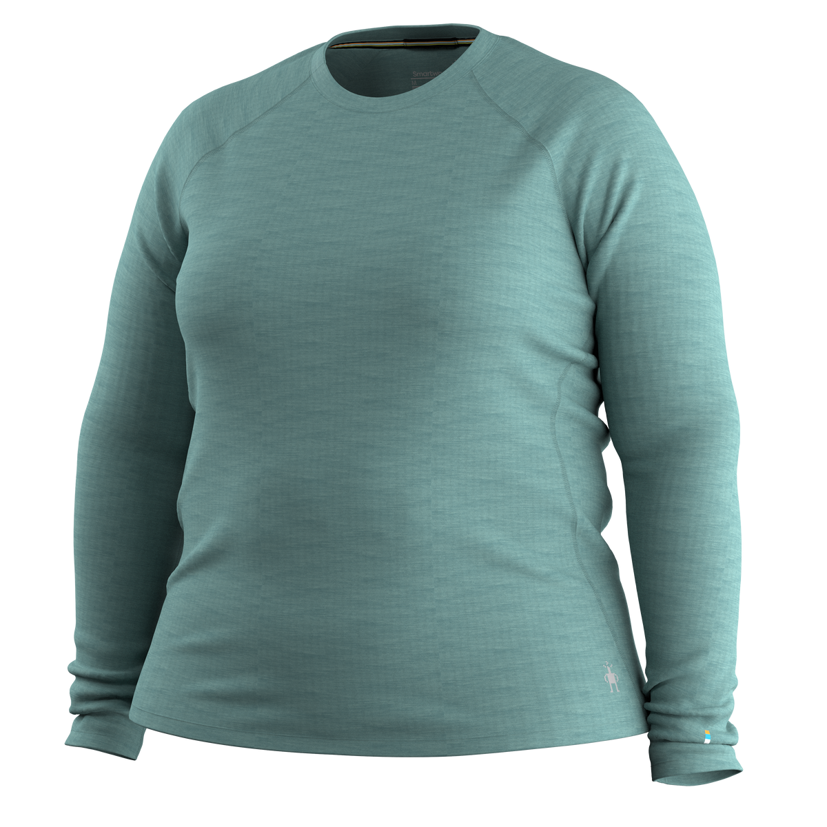 Haut de base Classic Thermal Merino à encolure ronde pour femmes tailles plus en boîte  - voir - 3