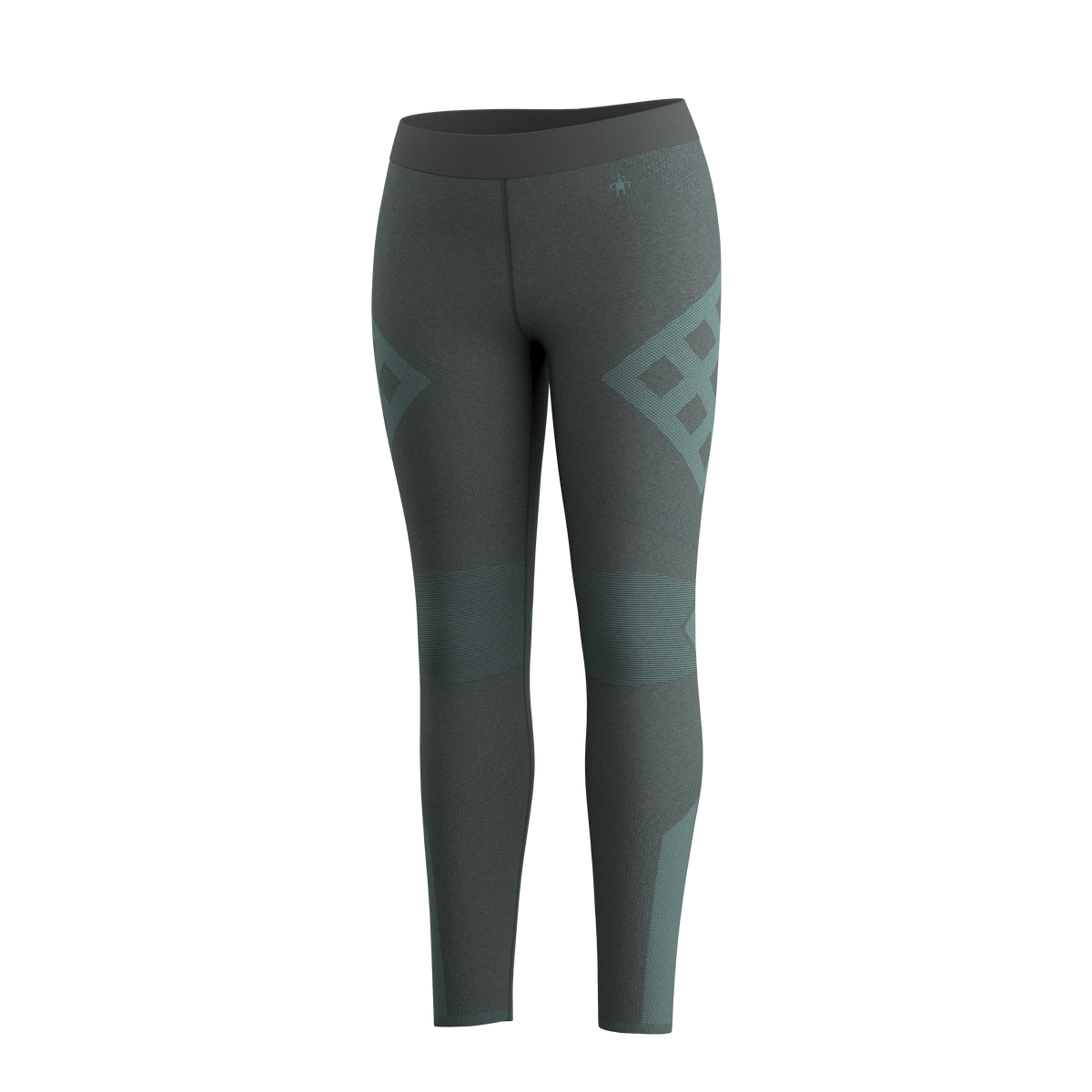 Women's Intraknit™ Thermal Merino Base Layer Bottom Charcoal-Dusty Teal - ver - 4