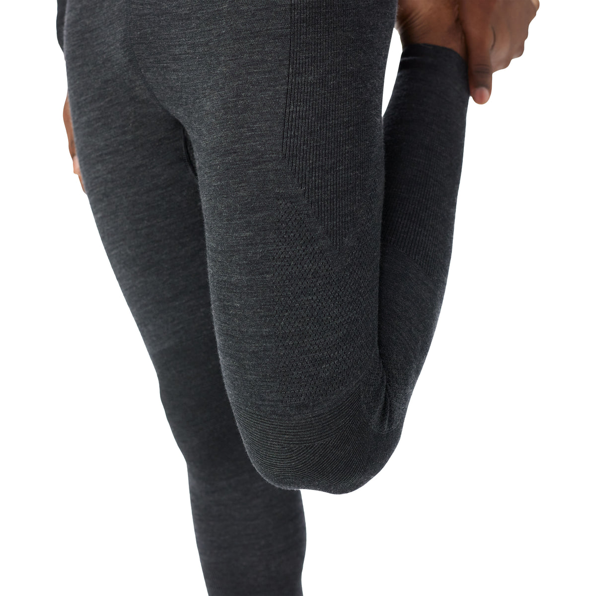 Men's Intraknit™ Thermal Merino Base Layer Bottom Charcoal Heather-Black - 3