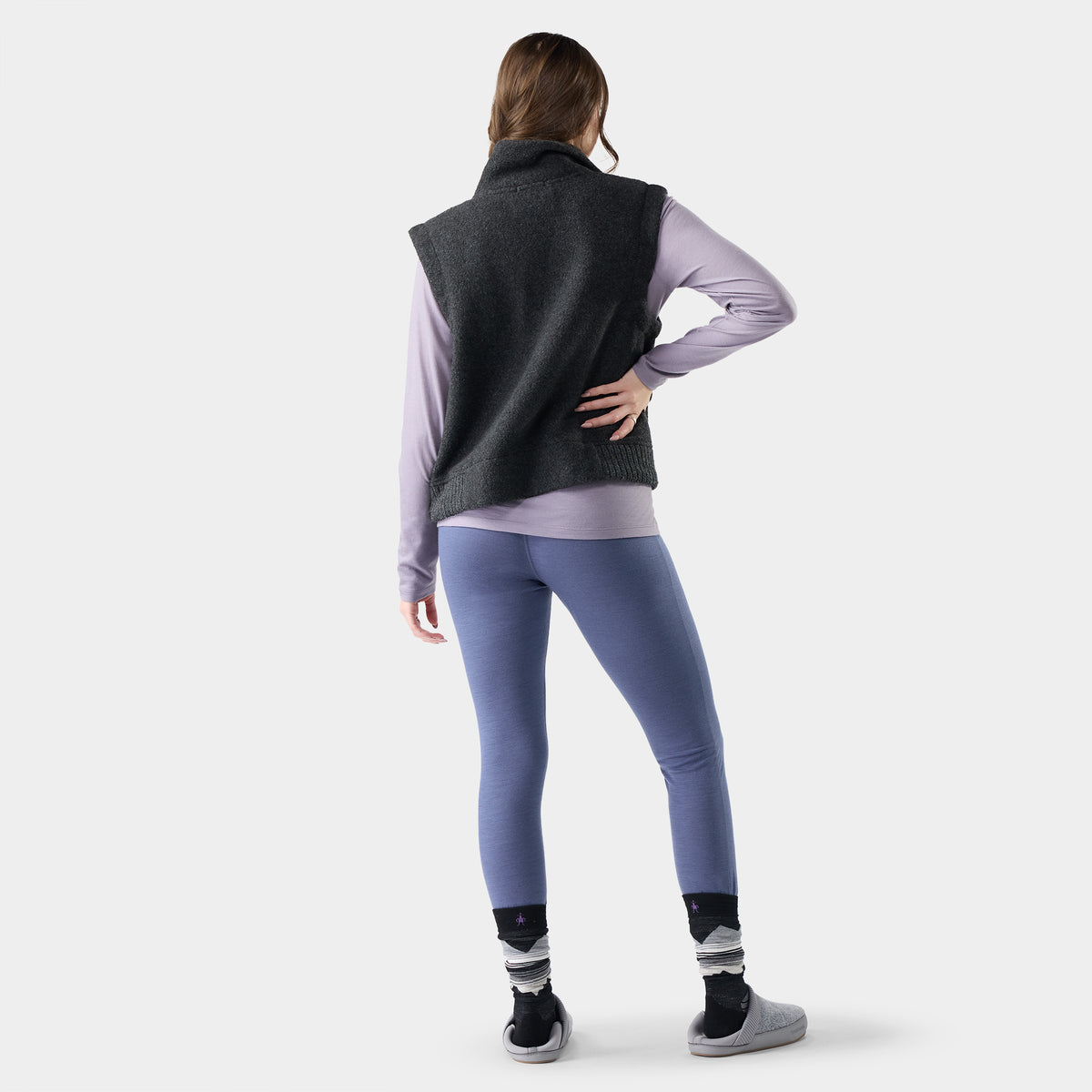 Women's Classic All-Season Merino Base Layer Bottom Nightfall Blue - ver - 2
