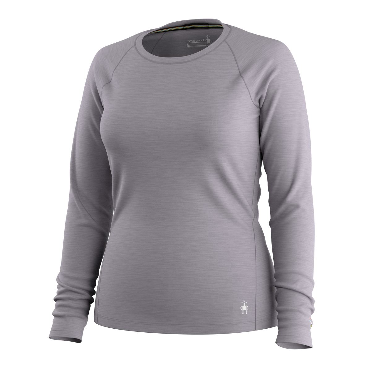 Women's Classic All-Season Merino Base Layer Crew Purple Storm - ver - 3