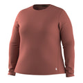 Women's Classic All-Season Merino Base Layer Crew Plus Burnt Sienna - ver - 3