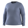 Women's Classic All-Season Merino Base Layer Crew Plus Nightfall Blue - ver - 3