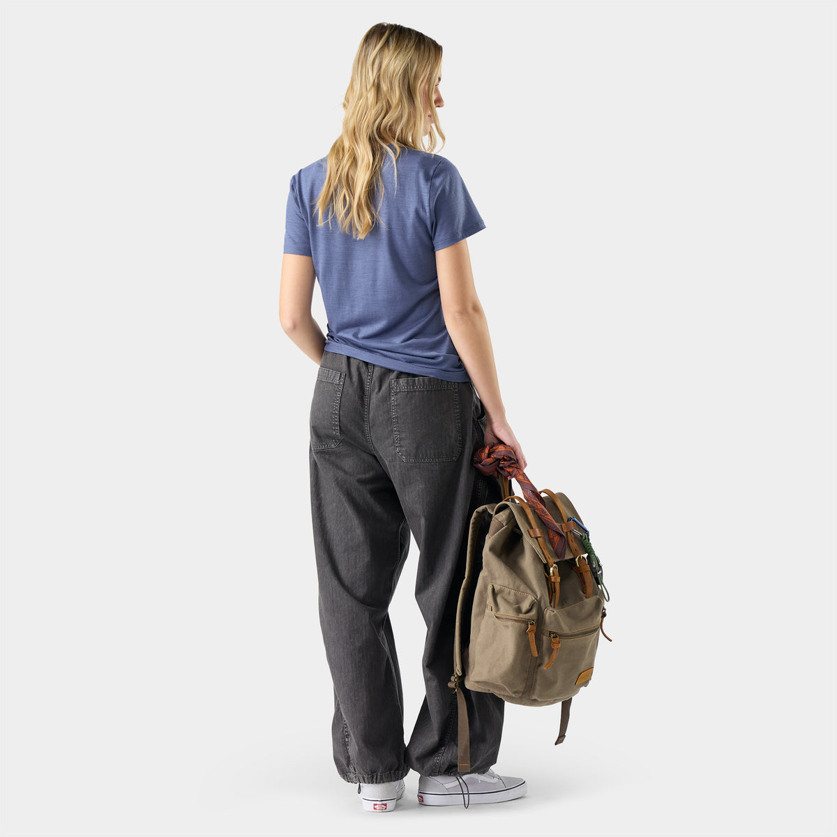 Women's Merino Short Sleeve Tee Nightfall Blue - ver - 2