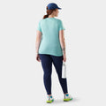 Women's Merino Short Sleeve Tee Plus Pacific Blue - ver - 2