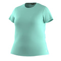 Women's Merino Short Sleeve Tee Plus Pacific Blue - ver - 3