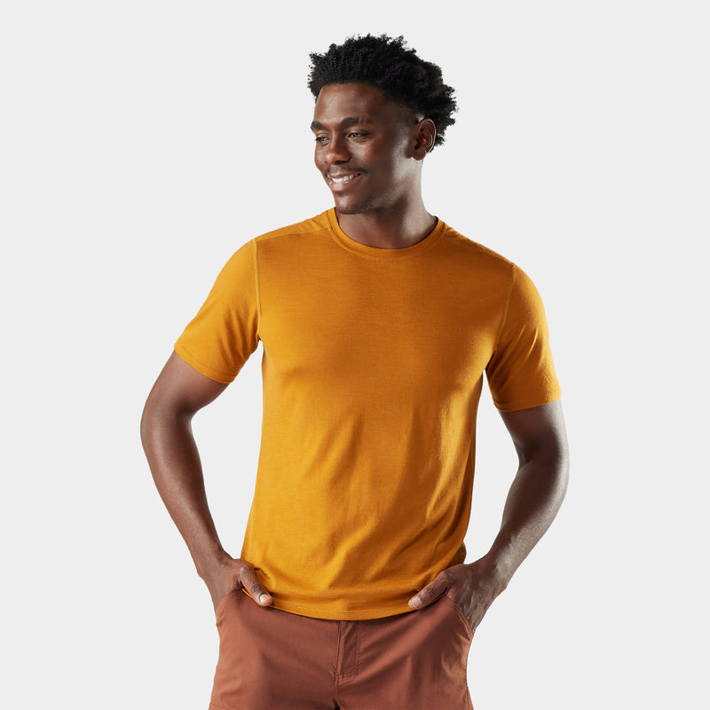 Men's Merino Short Sleeve Tee - Squash / S