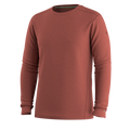Men's Classic All-Season Merino Base Layer Crew Burnt Sienna - ver - 3