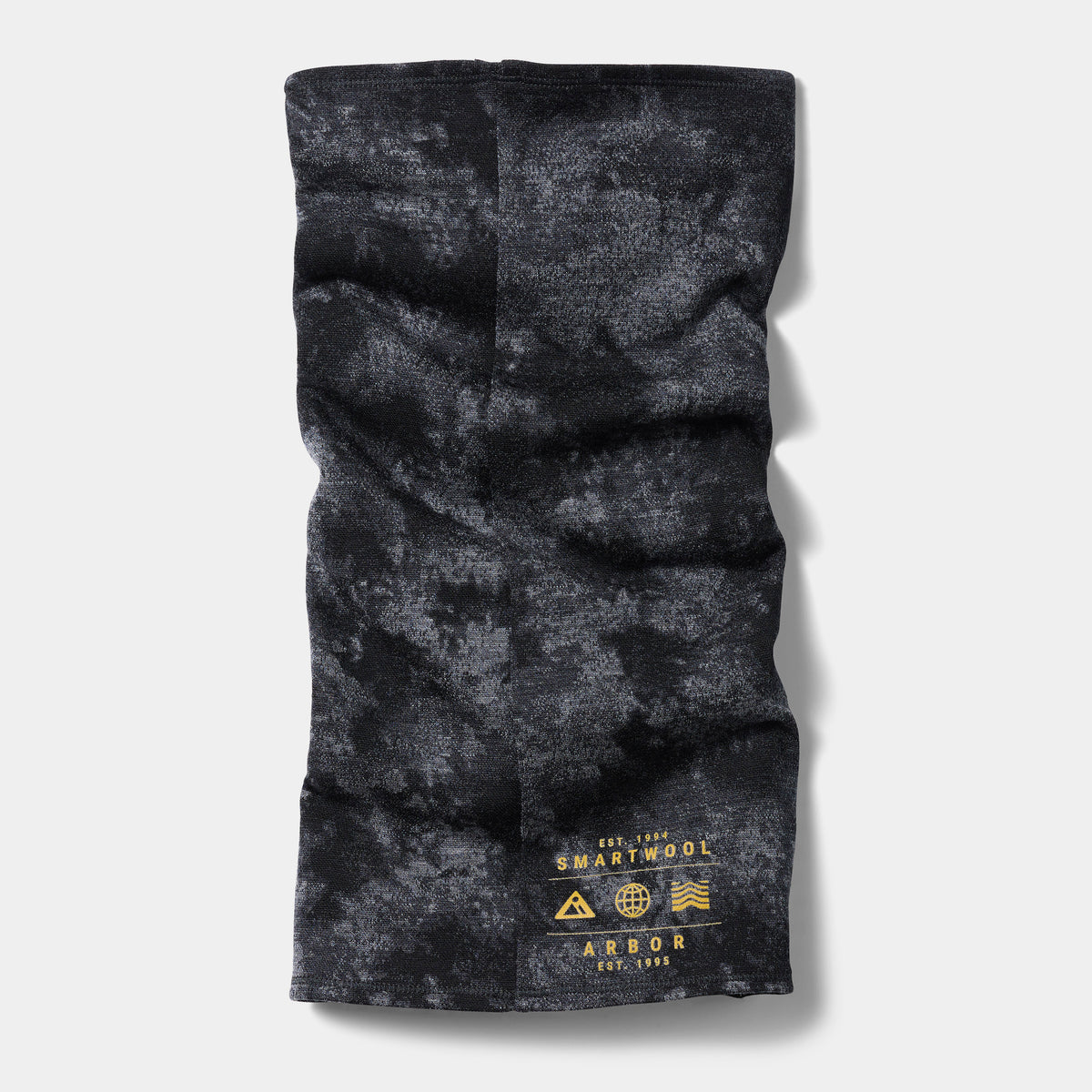 Thermal Merino Long Neck Gaiter Black Tie Dye - ver - 4