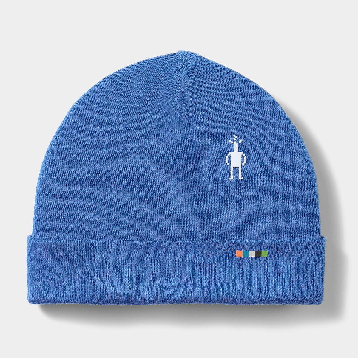 Kids' Thermal Merino Reversible Cuffed Beanie Royal Indigo - ver - 2