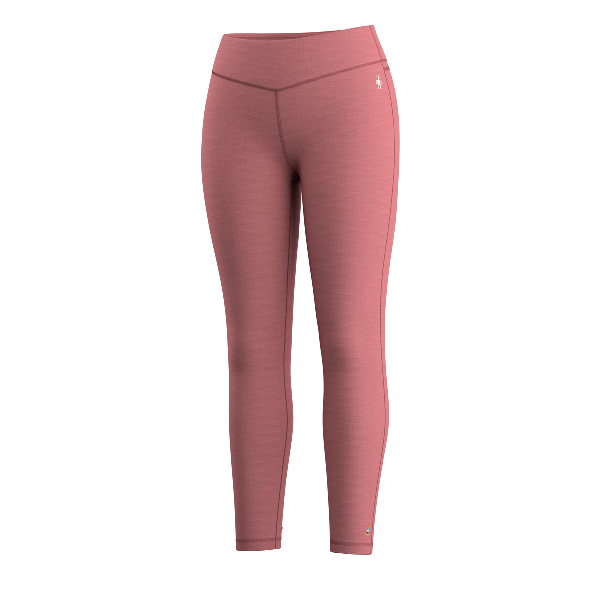 Women's Classic Thermal Merino Base Layer Bottom Rosewood Heather - ver - 3