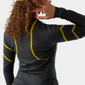 Women's Intraknit™ Thermal Merino Base Layer Crew Charcoal-Bronze Olive - ver - 3