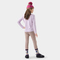 Kids' Classic Thermal Merino Base Layer Bottom Almond Mini Meadow - ver - 2
