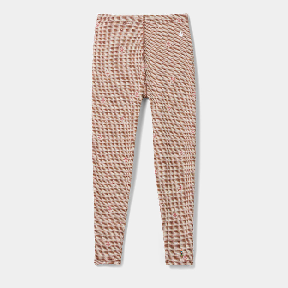 Kids' Classic Thermal Merino Base Layer Bottom Almond Mini Meadow - ver - 3