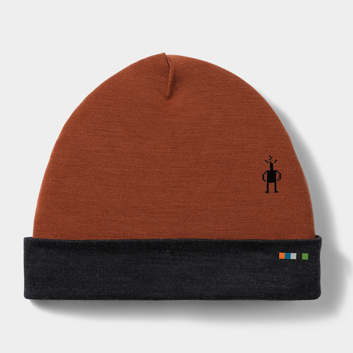 Tuque à revers réversible thermal Merino  - voir - 3